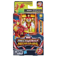 Marvel Mech Strike Mechasaurs Iron Man Action Figure 4"