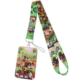 Minecraft 18" Lanyard with Badge Holder