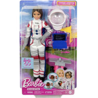 Barbie 65th Anniversary Careers Astronaut Doll & 10 Accessories including Rolling Rover & Space Helmet