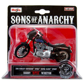 Opie's '01 HD Dyna Super Glide Sport Sons of Anarchy Motorcycle 1/64 Scale