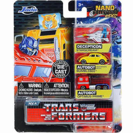 Transformers Diecast Nano Hollywood Rides 3 Pack with Starscream