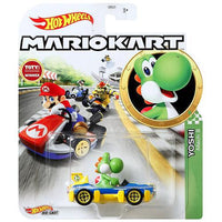 Hot Wheels Yoshi Mach 8 Super Mario Kart Diecast 1/64