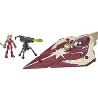 Delta-7 Jedi Starfighter with Ahsoka Tano Star Wars Mission Fleet 2.5" Figure