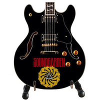 Soundgarden Signature Chris Cornell Black Hollow Body Mini Guitar  Replica