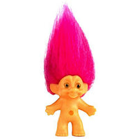 World's Smallest Good Luck Trolls Pink Hair 2.5"