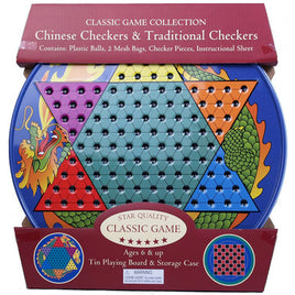 Classic Game Collection Chinese Checkers & Traditional Checkers