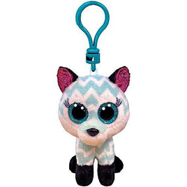 TY Beanie Babies Atlas the Fox Backpack Clip 4" (Beanie Boos)