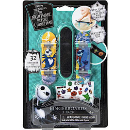 Nightmare Before Christmas Fingerboard 3 Pack