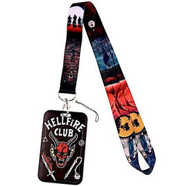 Hellfire Club Stranger Things 18" Lanyard with Badge Holder