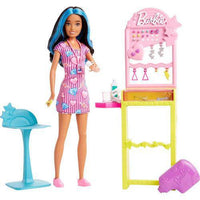 Barbie Toys, Skipper Doll And Ear-Piercer Set With Piercing Tool And Accessories, First Jobs