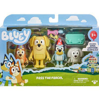 Bluey & Friends Pass the Parcel Figures 4pk