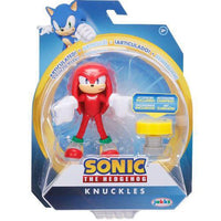 Knuckles with Spring Sonic the Hedgehog Action Figure 4"