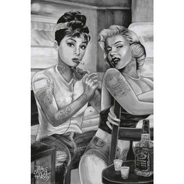 010 ROLLED - Audrey and Marilyn Tattoo Poster 24x36 PE