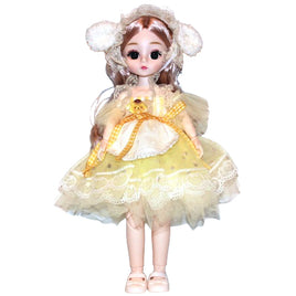 Pompompurin Inspired Jointed Doll 12"