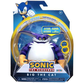 B.I.G. with Rings Sonic the Hedgehog Action Figure 4"