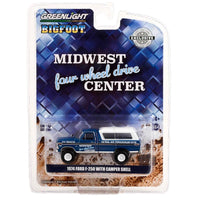 Midwest Center 1974 Ford F-250 with Camper Shell Greenlight 1/64