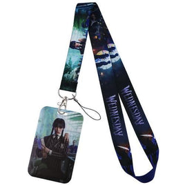 Wednesday  18" Lanyard with Badge Holder