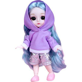 Asami with Purple Hoodie Doll 6"