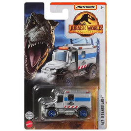 Matchbox Jurassic World Dominion 4x4 Scrambulance Diecast 1/64