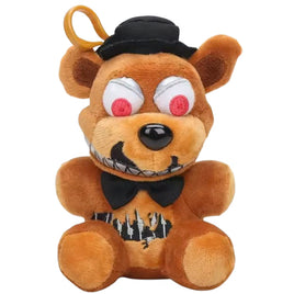 Nightmare Freddy Five Nights At Freddy's 5" Plush Backpack Clip