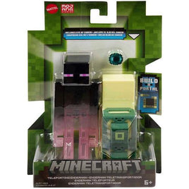 Teleporting Enderman Build-A-Portal Minecraft Action Figure 3"