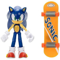 Sonic with Skateboard Sonic the Hedgehog Action Figure 4"