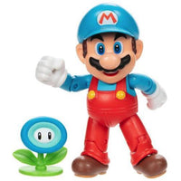 Ice Mario with Ice Flower Super Mario 4" Nintendo Action Figure