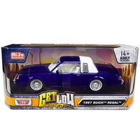 Get Low 1987 Buick Regal Metallic Blue 1/24