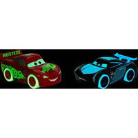 Lightning McQueen & Jackson Storm Glow Racers Disney Cars Track Talkers 5.5"