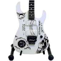 Kirk Hammet Ouija White Miniature Guitar Replica