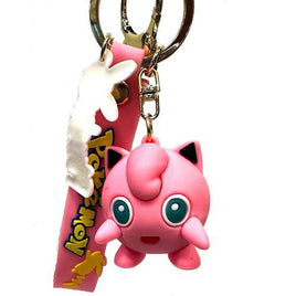 Jigglypuff Pokemon Keychain 2.5"