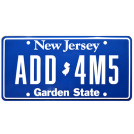 Wednesday Adams "ADD4M5" Metal Stamped Replica Prop License Plate