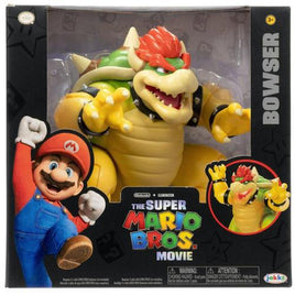 The Super Mario Bros. Movie Bowser Figure with Fire Breathing Effect 7"