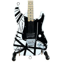 EVH Black & White VH1 Eddie Van Halen Mini Guitar Replica