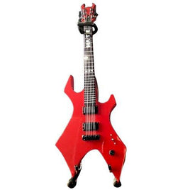 Mick Thompson Signature Red Warlock Miniature Guitar Replica Collectible