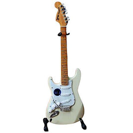 Signature Jimi Hendrix Woodstock Fender™ Strat™ Cream Reverse Headstock Mini Guitar Replica w/Jimi Logo