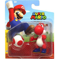 Red Yoshi with Egg Mario Nintendo Action Figure 2.5"