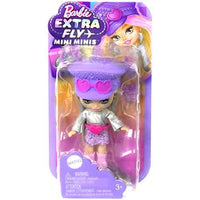 Barbie Extra Mini Minis Doll Purple Hat 3"