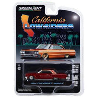 California Lowriders 1964 Chevy Impala Red Greenlight 1/64 Series 2