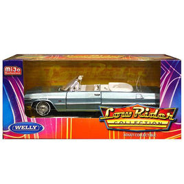 Welly Lowrider 1963 Chevrolet Impala Light Blue Metallic 1/24