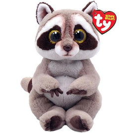 TY Beanie Babies Petey the Grey Raccoon 6" (Beanie Bellies)