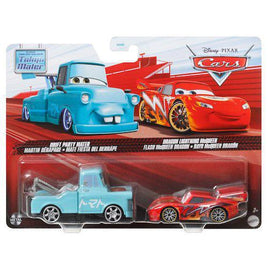 Drift Party Mater and Dragon Lightning McQueen Disney Cars 1:55 Scale Diecast