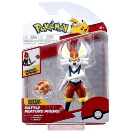 Cinderace Pokemon Battle Figure 4"