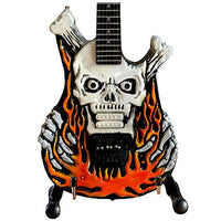 Official George Lynch Signature ESP Flaming Skull Mini Guitar Replica