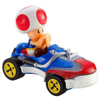 Toad in Sneaker Vehicle Hot Wheels Mario Kart 1/64 Diecast