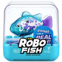 Robo Fish Robotic Swimming Fish Toy Teal 3"