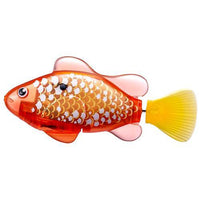 Robo Fish Robotic Swimming Fish Toy Orange & Gold 3"