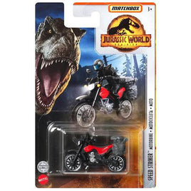 Matchbox Jurassic World Dominion Speed Striker Motorbike Diecast 1/64