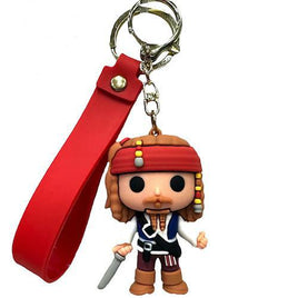 Jack Sparrow Pirates of the Caribbean Keychain 2.5"