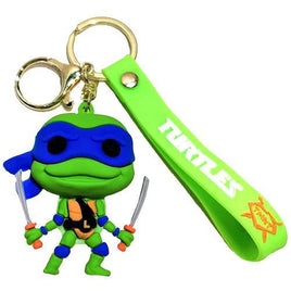 Leonardo Mutant Mayhem Teenage Mutant Ninja Turtles Keychain 2.5"